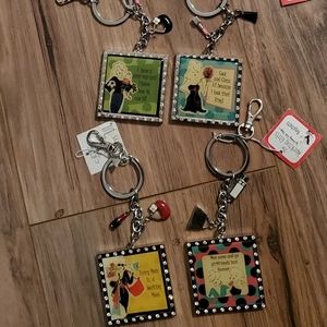 CR Gibson Working Girl 6pc Keychain Bundle